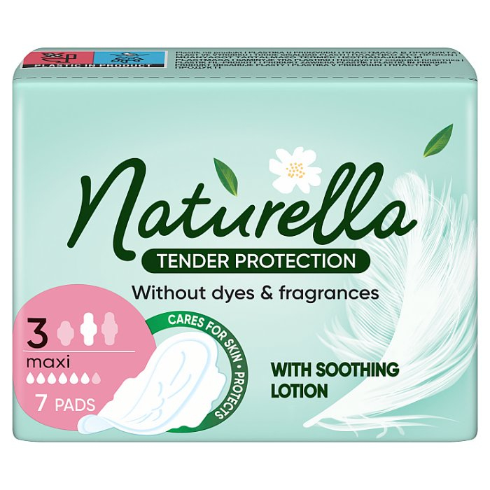 Naturella Ultra Tender Protection podpaski ze skrzydełkami Maxi, 7 szt.