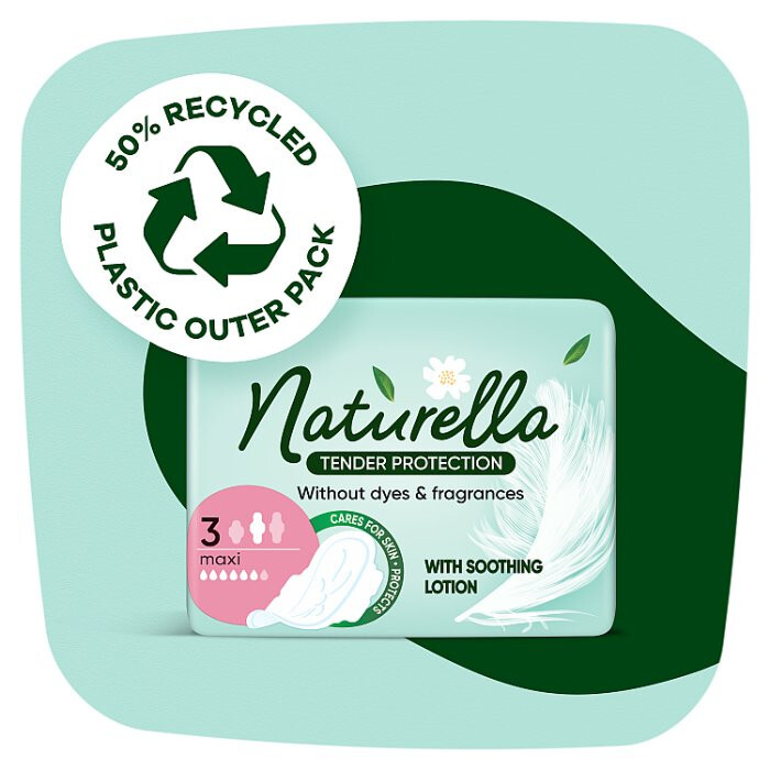 Naturella Ultra Tender Protection podpaski ze skrzydełkami Normal Plus, 16 szt.