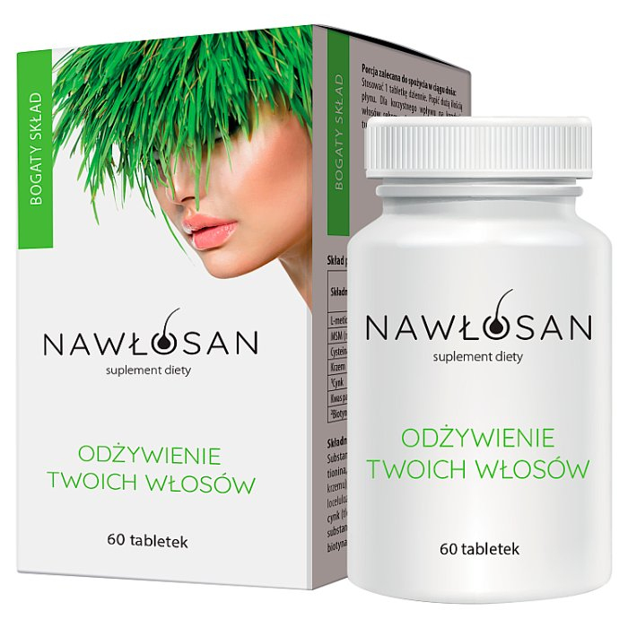 Nawłosan Odżywienie włosów tabletki, 60 szt.