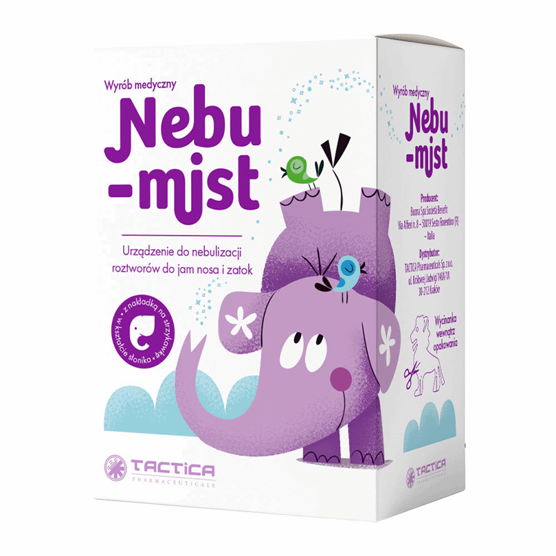 Nebu-Mist Urządzenie do nebulizacji nosa i zatok, 1 szt.