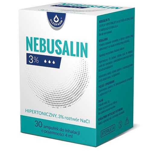 Nebusalin 3% roztwór 30 ampułek do inhalacji po 4 ml