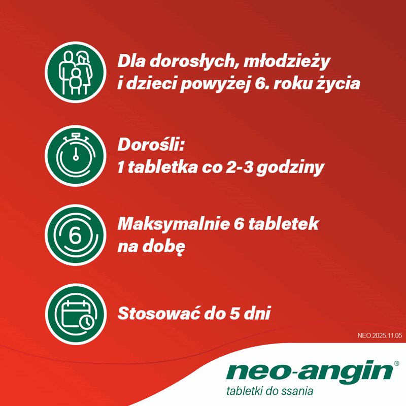 Neo-angin tabletki do ssania, 36 szt.