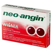 Neo-angin Wiśnia 24 pastylki