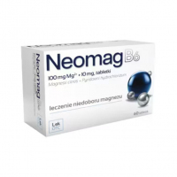 Neomag B6 100 mg Mg2+ + 10 mg tabletki, 60 szt.
