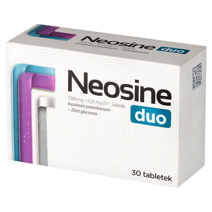 Neosine Duo 1000 mg + 6,25 mg 30 tabletek