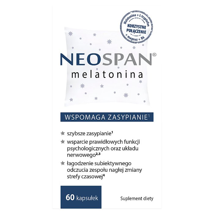 Neospan melatonina na sen kapsułki, 60 szt.