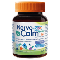 NervoCalm Kids Spokój 12+ żelki o smaku malinowym, 30 szt.