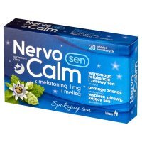NervoCalm Sen z melatoniną i melisą tabletki, 20 szt.