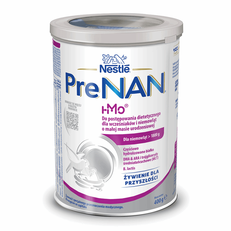 Nestle PreNAN dla wcześniaków i niemowląt o małej masie urodzeniowej proszek, 400 g