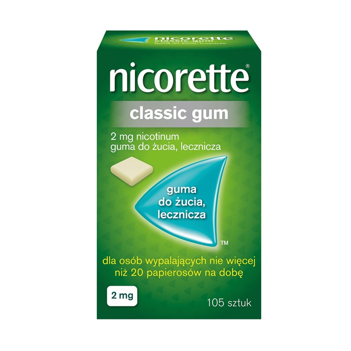 Nicorette Classic Gum 2 mg 105 szt.