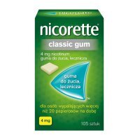 Nicorette Classic Gum 4 mg 105 szt.
