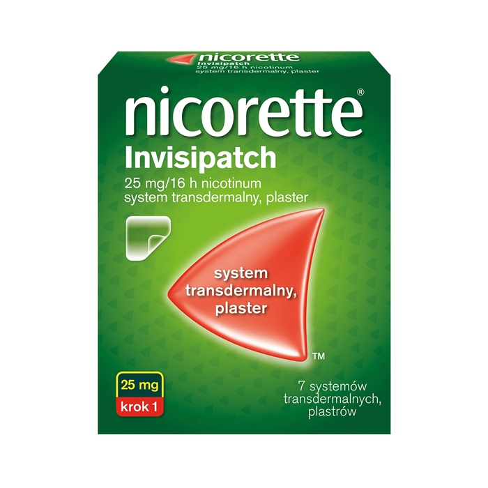 Nicorette Invisipatch 25mg/16h 7 plast.