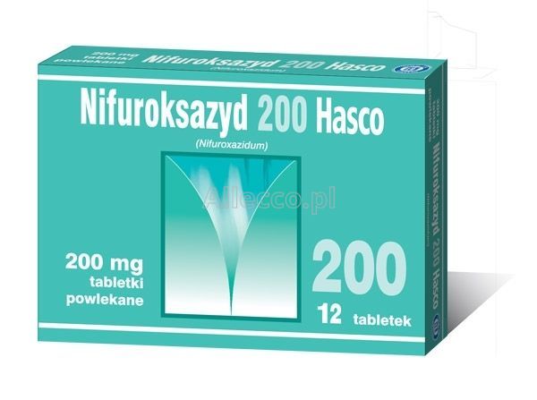 Nifuroksazyd 200 mg 12 tabl.