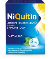 Niquitin 2 mg 72 pastylek do ssania