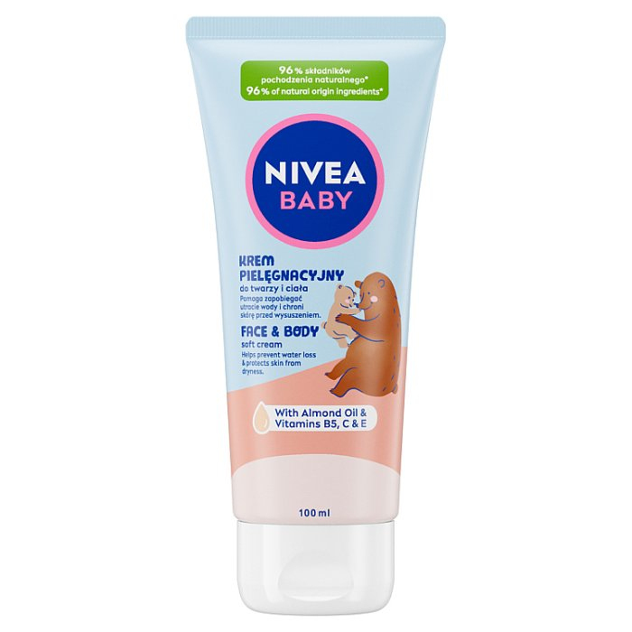 Nivea Baby krem pielęgnacyjny do twarzy i ciała, 100 ml