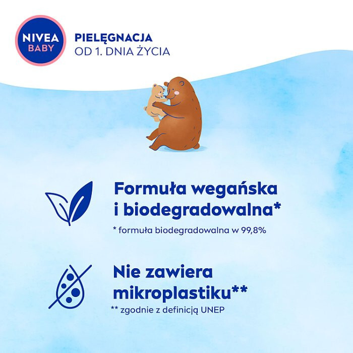 Nivea Baby krem pielęgnacyjny do twarzy i ciała dla niemowląt, 200 ml
