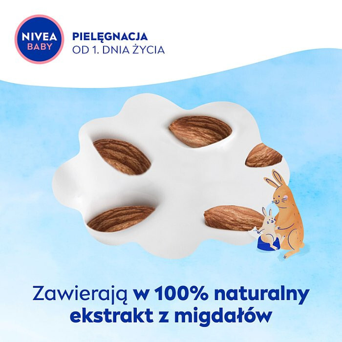 Nivea Baby Toddies chusteczki nawilżane biodegradowalne, 57 szt.