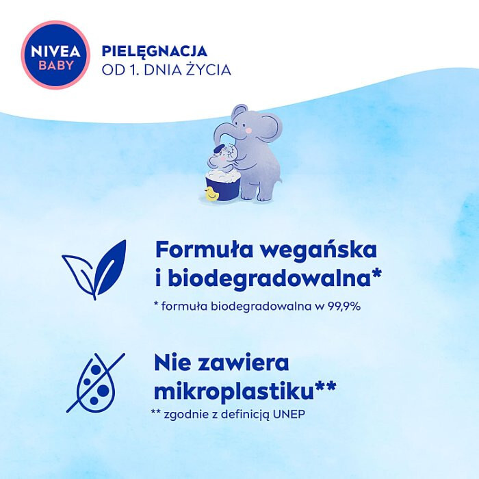 Nivea Baby żel 2w1 do mycia ciała i włosów dla niemowląt, 500 ml