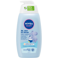 Nivea Baby żel 2w1 do mycia ciała i włosów dla niemowląt, 500 ml