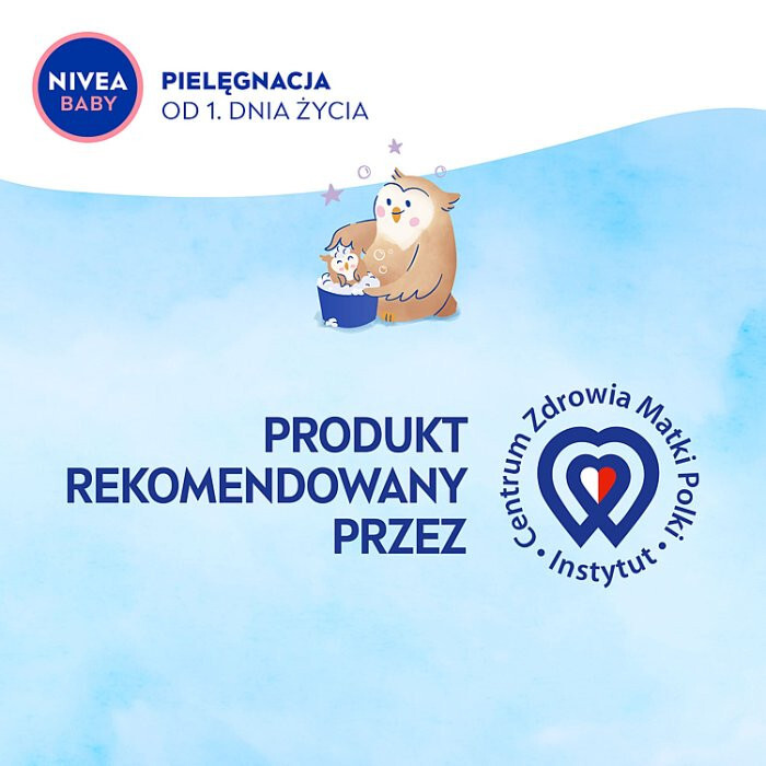 Nivea Baby żel 2w1 do mycia ciała i włosów na dobranoc od 1. dnia, 200 ml