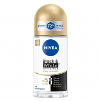 Nivea Black & White Invisible Silky Smooth Antyperspirant roll-on, 50 ml