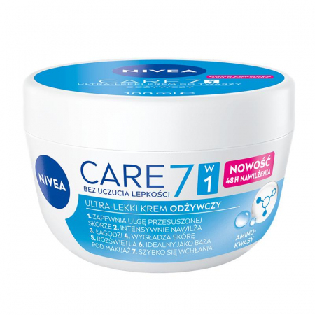 Nivea Care Odżywczy krem do twarzy 7w1, 100 ml
