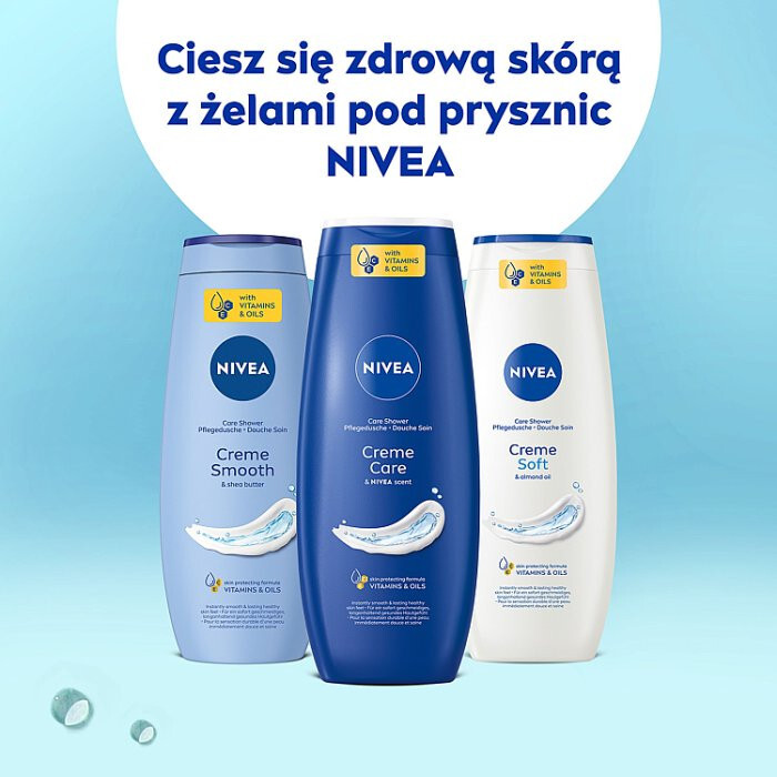Nivea Creme Care kremowy żel pod prysznic, 500 ml