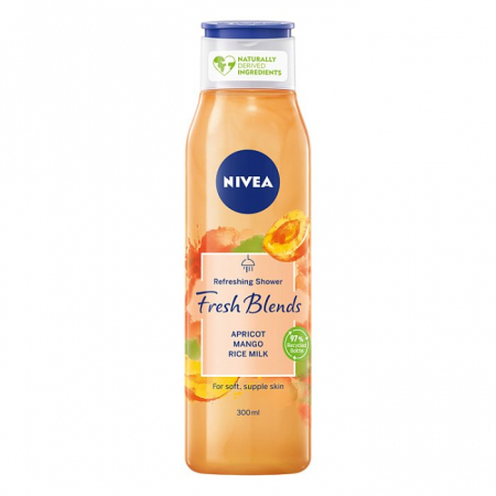 NIVEA Fresh Blends Żel pod prysznic morela i mango 300 ml