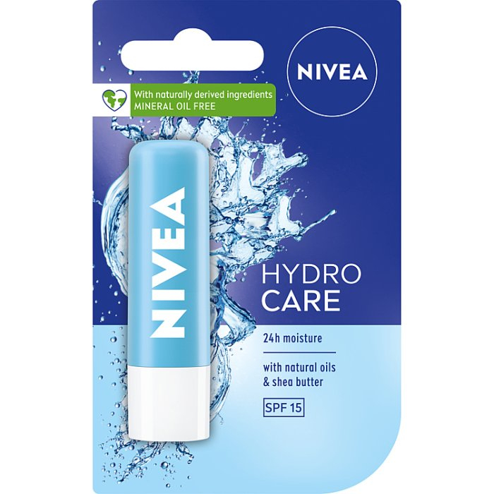 Nivea Hydro Care pomadka do ust, 5,5 ml