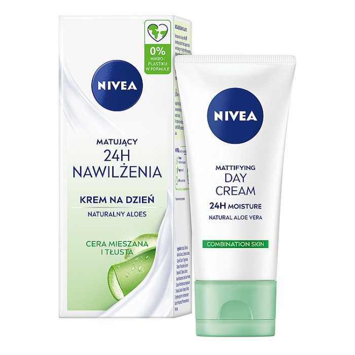 Nivea Matujący Krem na dzień 24H nawilżenia, 50 ml