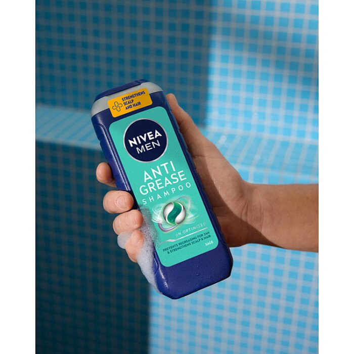 Nivea Men Anti Grease szampon dla mężczyzn, 500 ml