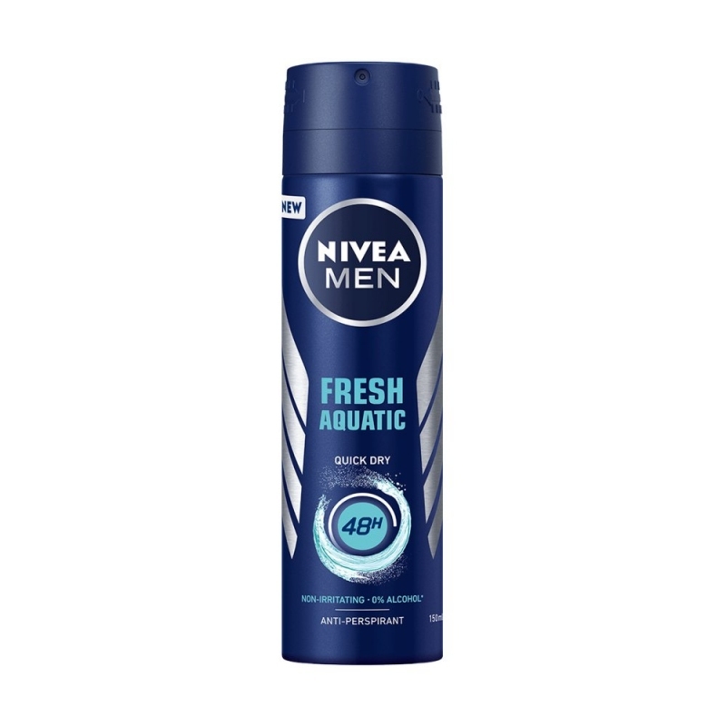 NIVEA Men Fresh Aquatic Antyperspirant w aerozolu 150 ml