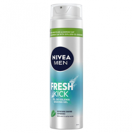 NIVEA Men Fresh Kick Żel Do Golenia 200 Ml