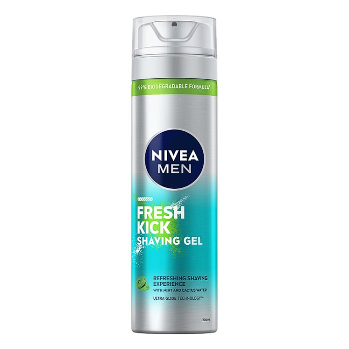 Nivea Men żel do golenia Fresh Kick, 200 ml