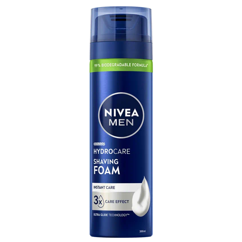 Nivea Men Hydrocare Pianka do golenia dla mężczyzn, 200 ml