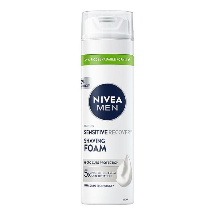 Nivea Men Sensitive Recovery regenerująca pianka do golenia, 200 ml