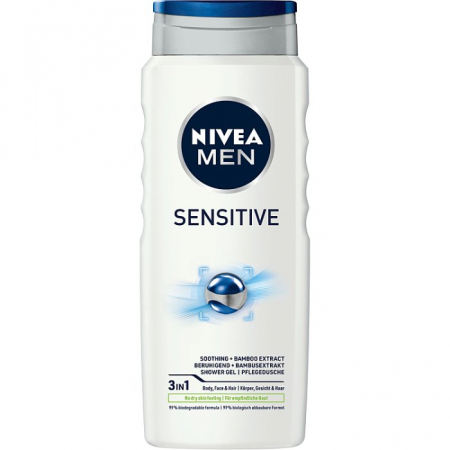 NIVEA Men Sensitive ŻEL POD PRYSZNIC 500 ml