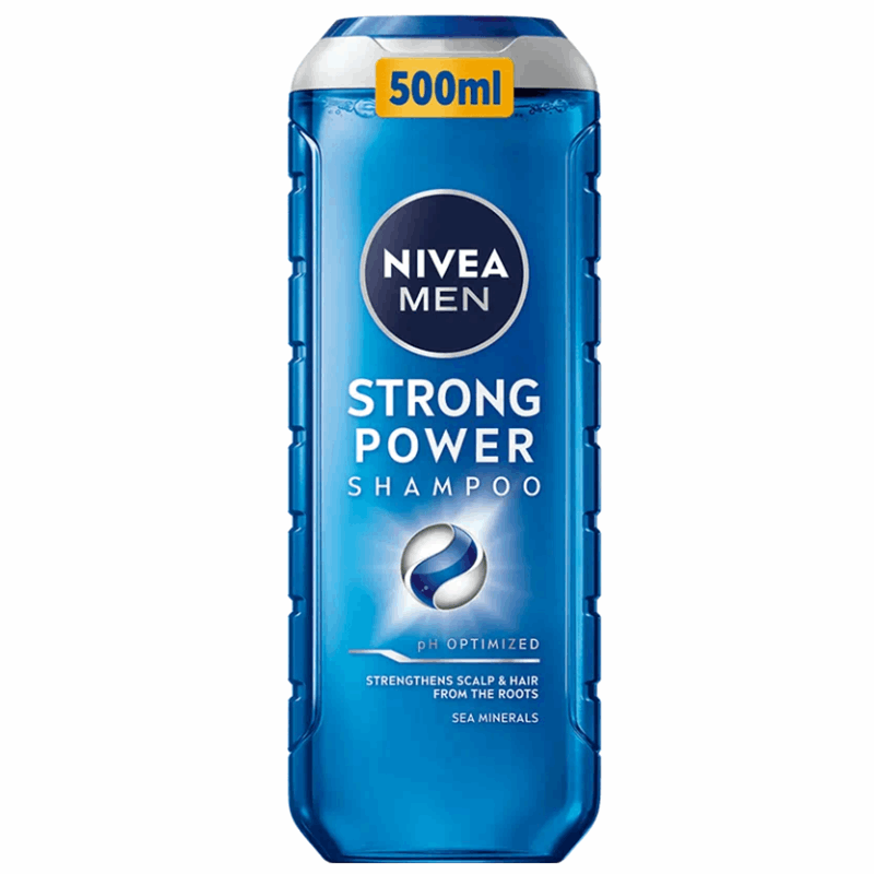 Nivea Men Strong Power Szampon dla mężczyzn, 500 ml