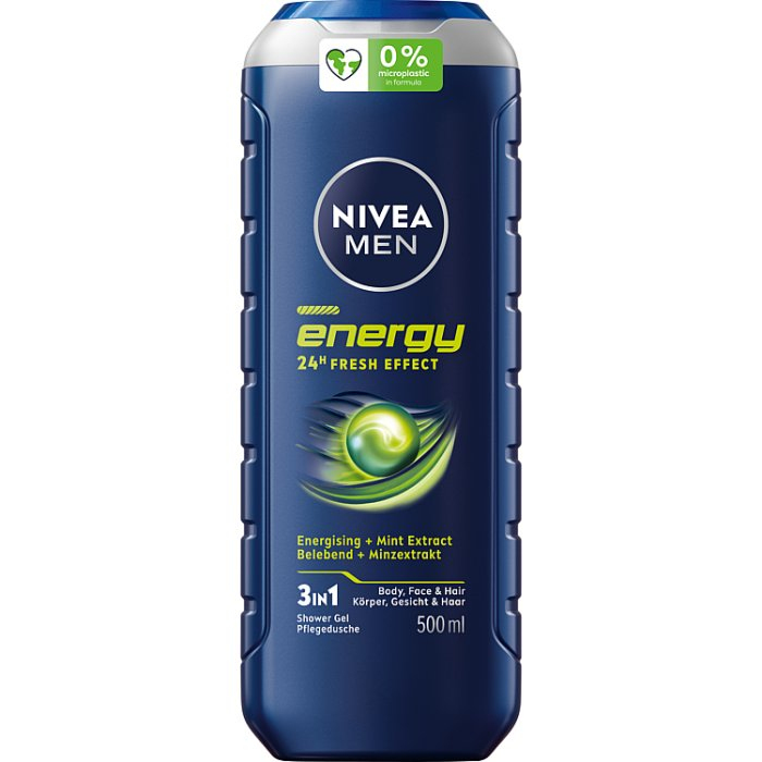 Nivea Men żel pod prysznic Energy Fresh, 500 ml