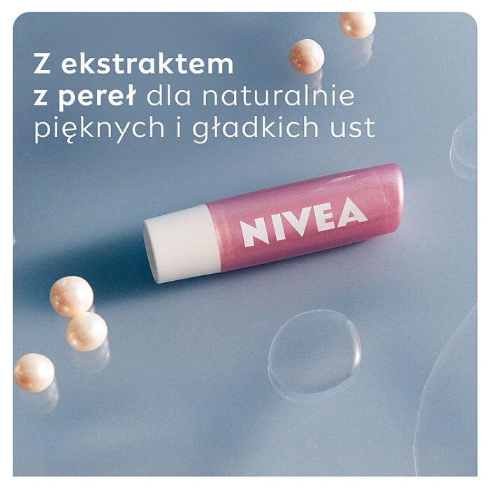 Nivea Pearly Shine pomadka ochronna, 5,5 ml