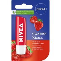 Nivea Pielęgnująca pomadka do ust Strawberry Shine, 4,8 g