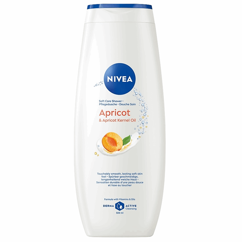 Nivea Pielęgnujący żel pod prysznic z naturalnym olejkiem z moreli, 500 ml