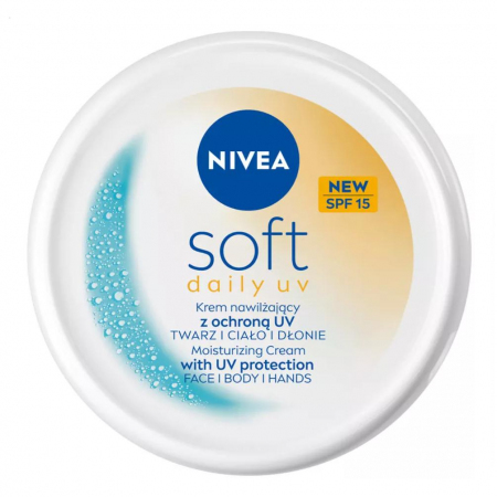 Nivea Soft Krem intensywnie nawilżający SPF 15, 100 ml