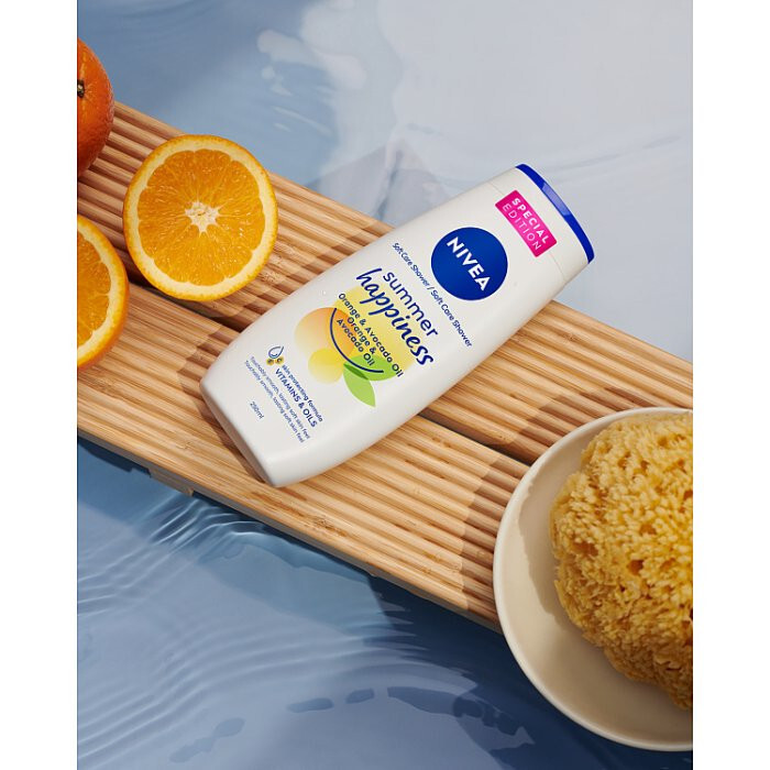 Nivea Summer Happiness Orange & Avocado Oil żel pod prysznic, 250 ml