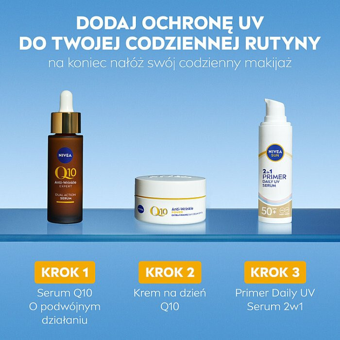 Nivea Sun Primer Daily UV serum 2w1 SPF 50+, 30 ml