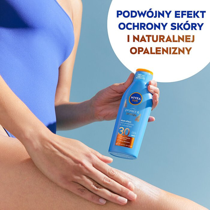 Nivea Sun Protect & Bronze balsam do opalania aktywujący naturalną opaleniznę SPF 30, 200 ml