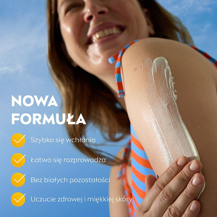 Nivea Sun Protect & Moisture Nawilżający balsam do opalania SPF 30, 100 ml