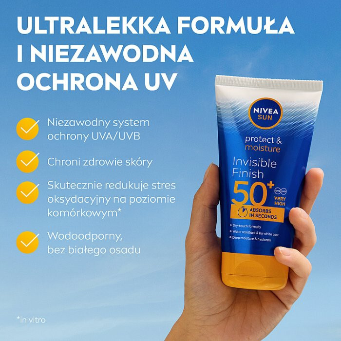 Nivea Sun Protect & Moisture Nawilżający balsam do opalania SPF 50+, 150 ml
