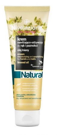 NIVELAZIONE SKIN TERAPY Natural nawilżająco- odżywczy krem do rąk i paznokci z olejem lnianym 100 ml