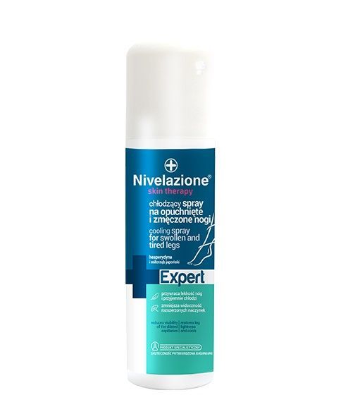 Nivelazione Skin Therapy chłodzący spray na opuchnięte i zmęczone nogi, 150 ml